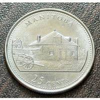 Канада 25 центов, 1992 Манитоба    ( 1-6-7 )