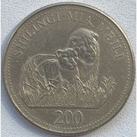 Танзания 200 шиллингов 1998 г.