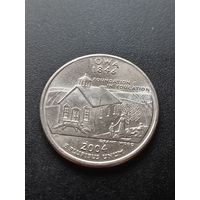 США 25 центов  2004 г. Р - Айова