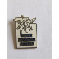 Значок. Знак. "Летние игры штата Юта". "США". "Юта". Спорт. м