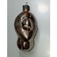 Ёлочная игрушка  - Лев . СССР  .