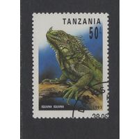 Танзания 1993 Рептилии Травоядная крупная ящерица Игуана Used