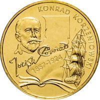 Польша 2 злотых, 2007 150 лет со дня рождения Конрада Коженёвского UNC