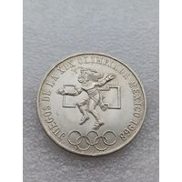 Все лоты с 1р.1968г 25pesos Серебро