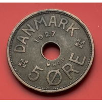36-04 Дания 5 эре 1927 г.