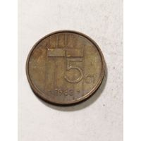 Нидерланды 5 центов 1983