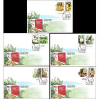 Беларусь 2010 год Конверты первого дня Красная книга Республики Беларусь. Грибы.