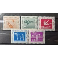 Германия, ГДР 1959 г. Mi.707-711 MNH** полная серия