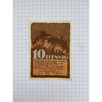 Нотгельд 10 пфеннигов Германия Пензлин-0501