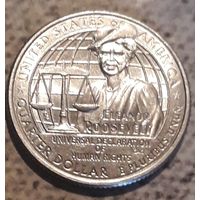 25 центов (квотер) 2023 Р США Американские женщины Элеонора Рузвельт