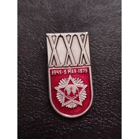 Значок 30 лет победы