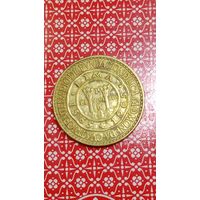 Перу 1/2 соль 1965 400 лет монетному двору в Лиме