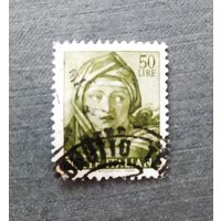 Марка Италия 1961 год Фреска