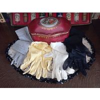 - ПЕРЧАТКИ-СЕТОЧКИ 5 пар Театральные Германия 1950-ые