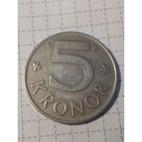 5 крон Швеция 1988 год