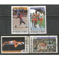 Нигер(Республика). Олимпиада Москва'80. 1980г. Mi#695-98. Серия.