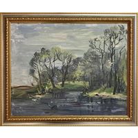 Юзвук В.С. "Окраина Минска";40/50см; 1989 г.