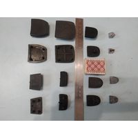 Набойки для обуви новые 8 пар.