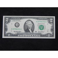 США 2 доллара 2003г.UNC (из пачки).