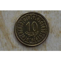 Тунис 10 милимов 2013