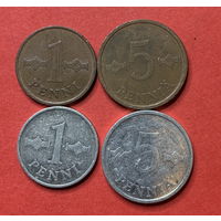 Финляндия 4 монеты