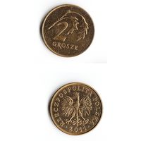 2 гроша Польша 2011 года