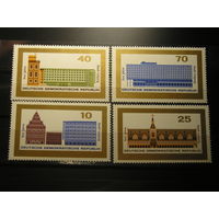 ГДР 1965 Архитектура Лейпциг
