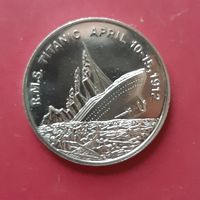 Сомалиленд. 5 долларов. 1998. Крушение Титаника.