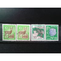 Япония, 1972. Стандарт. Флора, фауна, полная серия