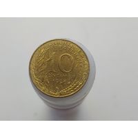 10 сантимов Франция 1996 года  лот 44