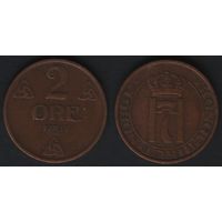 Норвегия km371 2 эре 1935 год (nf01 ТОРГ