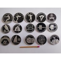 Значки. Олимпийские виды спорта. цена за 1 шт.