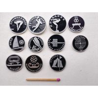 Значки. Олимпийские виды спорта. цена за 1 шт.