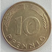 Германия 10 пфеннигов 1986 г. F
