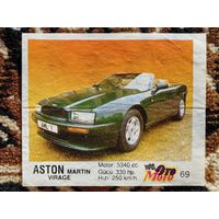 Вкладыш Oto Moto, номер 69, Aston Martin Virage. Возможен небольшой торг.