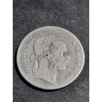 Венгрия 1 форинт (гульден) 1879 (пореже)