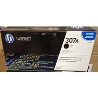 Оригинальный картридж HP 307A (CE740A) для лазерного принтера. Черный цвет. Отработанный один раз, пустой. Совместим с принтерами HP Сolor LaserJet CP5225.