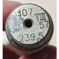 Кварцевый резонатор 107 - 239,5. 1957 год. Радиолампа. Радио лампа кварц кГц МГц