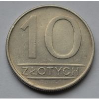 Польша, 10 злотых 1986 г.