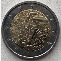 Литва 2 евро 2022 г. 35 лет программы Эразмус (Erasmus)