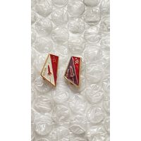 Значки космос, 12.02.1961, 2 шт