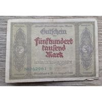 Werty71 Германия 50000 марок 1923 банкнота Франкфурт-на-Майне