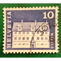 Швейцария 1968. Дворец Фройлер в Нэфельсе