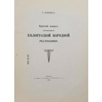 А.Цвикевич Краткий очерк возникновения Белорусской Народной Республики