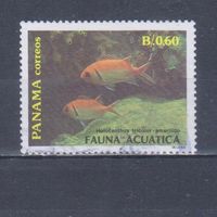 [1807] Панама 1988. Фауна.Рыбы. Гашеная марка.