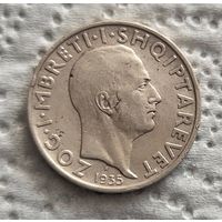 Албания 2 франг ари 1935