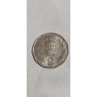 Индия 2 рупе 2000