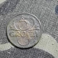 5 грошей(1928г.) Польша.Распродажа с 1 рубля!