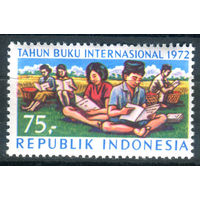 Индонезия - 1972г. - международный год книг - 1 марка - полная серия, MNH [Mi 706]. #4-W1-Z-1-15