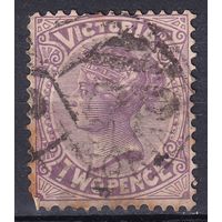 121.Aust. Великобритания. Австралийские штаты. Виктория. Стандарт. 1901/05 гг. 2p. Mi.#124.